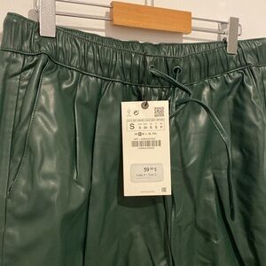 Vegan leather pants
